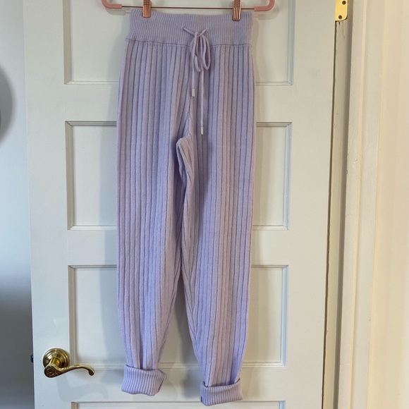 Free People Joggers FP Lilac Around the Clock Lounge Pants - Picture 6 of 12